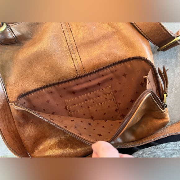 Fossil leather cross body bag - Picture 3 of 4